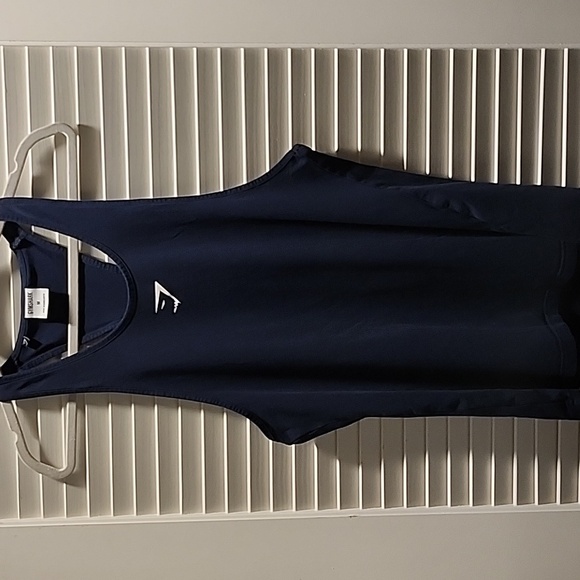 Gymshark Navy React Stringer Tank M - Picture 3 of 3